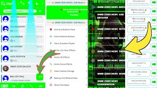 NEW UPDATE FMWHATSAPP ALL ANTIVIRUS BUTTON AND DISCO LIGTING [upl. by Pachston]