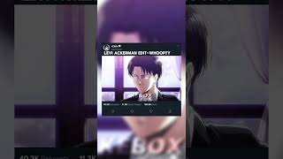 Levi AckermanWhoopty AMVEDIT attackontitanedit aot fyp leviackerman whoopty amv edit [upl. by Meuser]