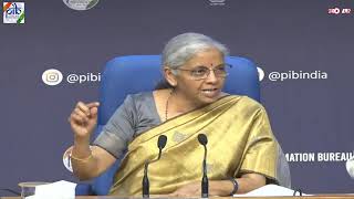 Press Conference by Union Finance Minister Nirmala Sitharaman Post 54th GST Council Meeting [upl. by Ainyt]