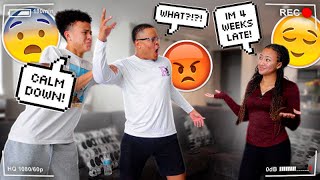 TELLING OLDER BROTHER I MISSED MY PERIOD PRANK 4 WEEKS LATE [upl. by Ximena]