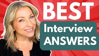 Top 10 Most Common Job Interview Questions ANSWERED [upl. by Hwu]