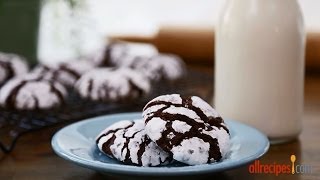 How to Make Chocolate Crinkles  Cookie Recipes  Allrecipescom [upl. by Ayihsa]