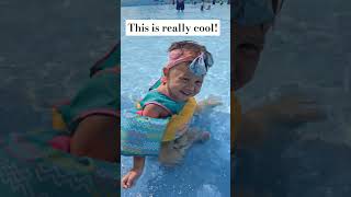 This is so cool I cant believe how awesome it is summer toddlers swimming youtubeshorts [upl. by Timi]