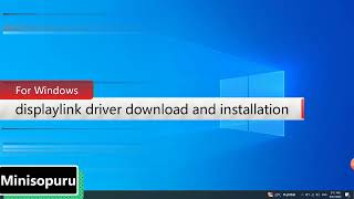 Displaylink Driver Download amp Installation for Windows [upl. by Halimeda909]