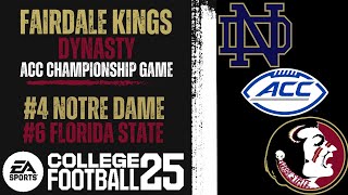 FAIRDALE KINGS 4 Notre Dame vs 6 Florida State LIVE STREAM [upl. by Dorwin]