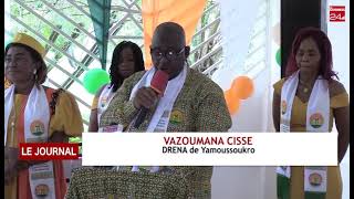 YAMOUSSOUKRO Célébration de neuf institutrices qui font valoir leurs droits à la retraite [upl. by Sikram]