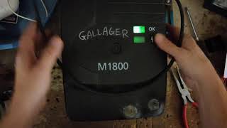 Gallagher M1800 Fence Charger Test Repair amp Review [upl. by Yeo]