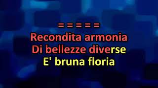 Giacomo Puccini  Recondita Armonia Rarità  KARAOKE [upl. by Llemhar818]