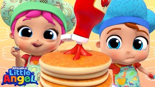 Ketchup with Pancakes  Little Angel And Friends Kid Songs [upl. by Anam]