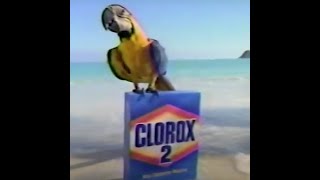 Clorox 2 Clothings Cleaner 1990s Commercial 1990 Color [upl. by Sachsse]