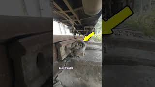 Track highly vibrates when train passed railway vibration jump shorts [upl. by Assiar]