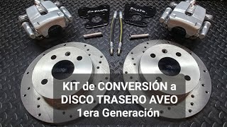 FRENOS de DISCO TRASERO AVEO  que incluye el KIT [upl. by Ojybbob]