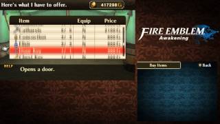 Fire Emblem Awakening  Welcome to my Streetpass Shop [upl. by Hayifas]