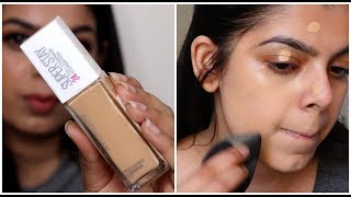 Maybelline Superstay Foundation Review [upl. by Doelling519]