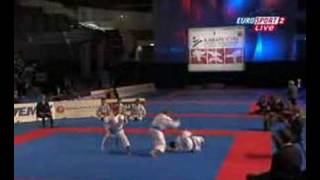 WKF World Karate Championships 2006French Female Team Kata [upl. by Arihk919]