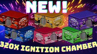 All of the new 320x ignition chamber cakes in fireworks playground Roblox [upl. by Kozloski]