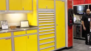 Modulines Modular Aluminum Cabinets at SEMA 2012 [upl. by Meggs518]