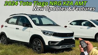 2024 Tata Tiago NRG XZA AMT Full Detailed Review ♥️ Features amp Price New Tata Logo Tiago [upl. by Eednak520]