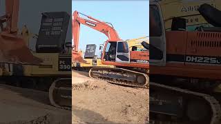 used excavators construction machinery doosan 225 excavate [upl. by Oneg]