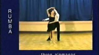 Rumba dance steps 14 ThreeAlemanas [upl. by Ellerehs359]