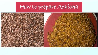 Best way to prepare Achicha and FioFio [upl. by Suoirred]