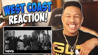 GEazy Blueface  West Coast Official Video ft ALLBLACK YG Reaction Video [upl. by Jannel]