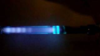 electron fluorescence gas discharge tube [upl. by Brigitta]