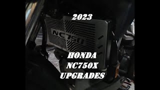 2023 Honda NC750x DCT Upgrades [upl. by Orag606]