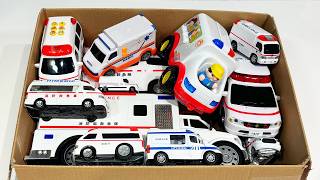 救急車のミニカーが緊急走行。紹介して坂道を走る！Ambulance miniature car runs urgently I will introduce and run the slope [upl. by Milore698]