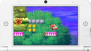 Yoshis New Island World 27 HideyHole Hooligans Gameplay [upl. by Eimmaj]