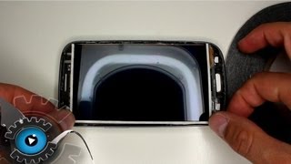 Samsung Galaxy S3 Glas Wechseln Tauschen unter 20€ Reparieren GermanDeutsch Teil 3 [upl. by Orvah]