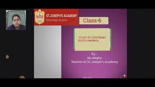 Class 6 Geography Chapter 7 Study of Continent South America Part 1 by Megha Narayan [upl. by Reinald458]