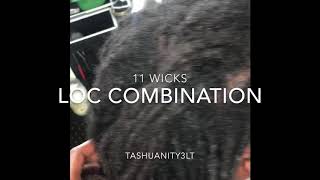 KodakKnots Combining Traditional Locs into Wicks [upl. by Dygall]