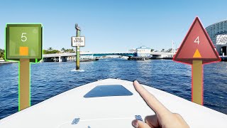 How to Navigate the ICW Channel Markers Bridges and Wake Zones [upl. by Imefulo991]