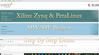 Xilinx Zynq amp PetaLinux Project Demo [upl. by Merrilee]