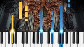 Bach  Toccata and Fugue in D Minor  ORGAN Tutorial [upl. by Nguyen]