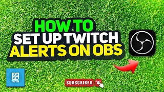 How to set up twitch alerts on obs 2024 [upl. by Atikim]