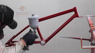 Redline MX2 Old School BMX Frame Fork Restoration [upl. by Nyret]