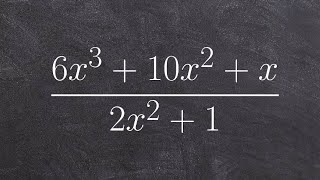 Dividing polynomials using long division [upl. by Basilius]