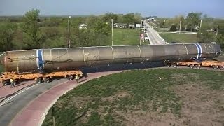 Oversize Load Trucks  Passing Through Roundabout [upl. by Ttcos580]