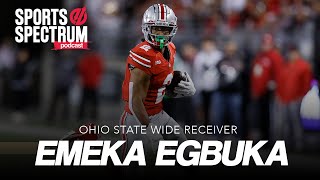 Ohio State wide receiver Emeka Egbuka on being bold for Jesus [upl. by Rovit451]