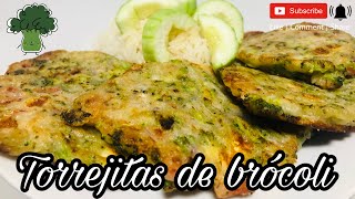 TORREJITAS DE BROCOLI 🥦 súper deliciosas y fáciles de preparar  Receta fácil [upl. by Atalante]