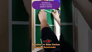 Oyunculu Futbol Sahası Maketi Yapımı [upl. by Redleh541]