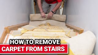 How To Remove Carpet From Stairs  Ace Hardware [upl. by Finegan]