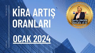 OCAK 2024 ayı Kira Artış Oranları İşte detaylar [upl. by Dorehs246]