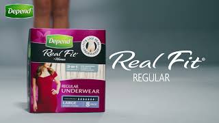 Depend® Real Fit®  Real Fit for Real Life [upl. by Enitsirk139]