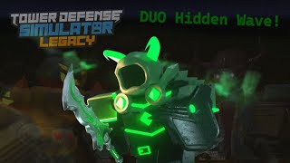 DUO Polluted Wastelands Hidden Wave  Tower Defense Simulator Legacy [upl. by Oleic480]