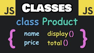 Learn JavaScript CLASSES in 6 minutes 🏭 [upl. by Placida]