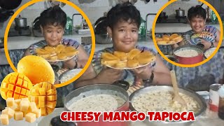 Cheesy Mango Tapioca Mango Dessert  Dudotskie TV [upl. by Areivax]