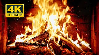 🔥 Cozy Fireplace 4K 12 HOURS Fireplace with Crackling Fire Sounds Crackling Fireplace 4K [upl. by Korb]